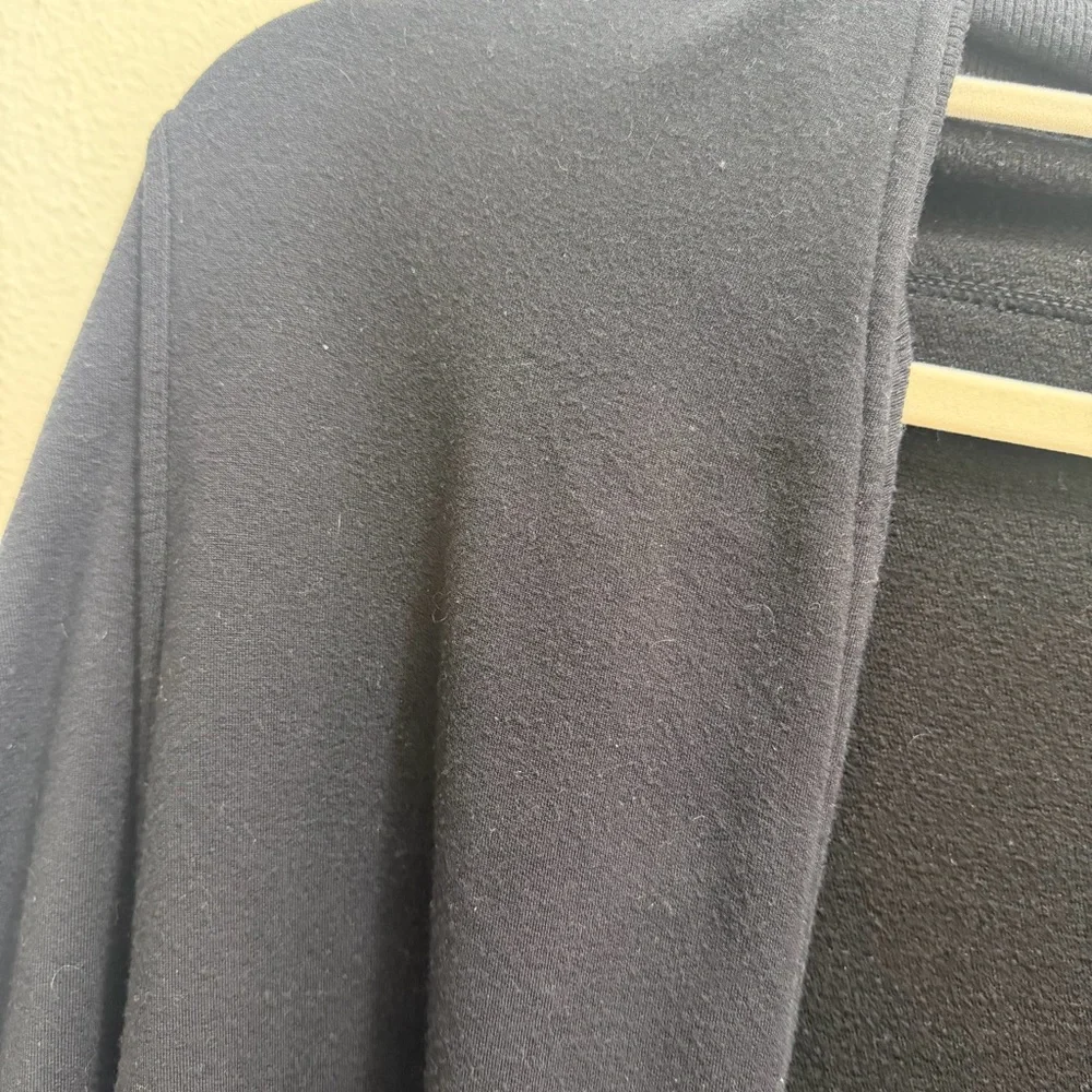 Athleta Ethereal Cocoon Wrap Sweater Black Cardigan Size XXSmall/XSmall
